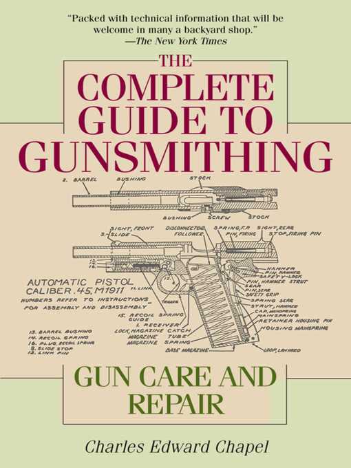 Upplýsingar um The Complete Guide to Gunsmithing eftir Charles Edward Chapel - Biðlisti